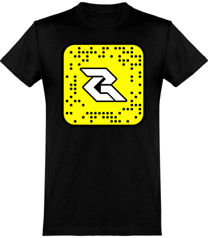 Tee shirt Noir Snapcode CR