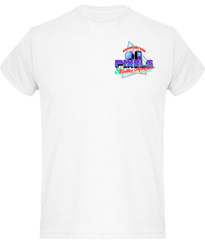 Tee-Shirt Adulte Homme Pixels et Vieilles Manettes 1st Edition !