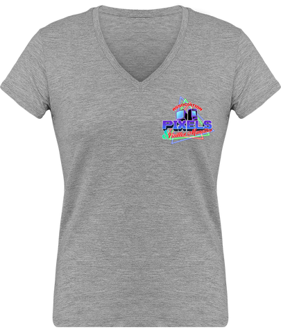 Tee-Shirt Adulte Femme Pixels et Vieilles Manettes 1st Edition !