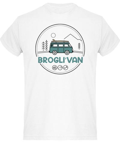 T-Shirt Homme Brogli'Van Logo Couleur Rond