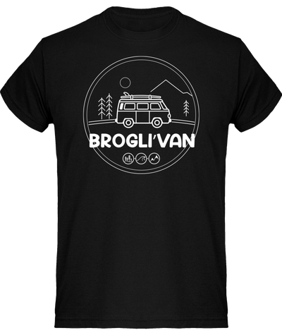 T-Shirt Homme Brogli'Van Logo Blanc Rond