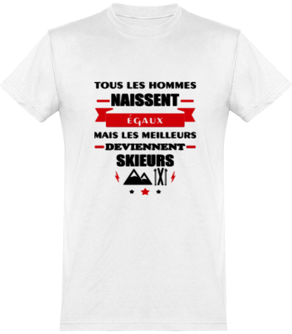 T-shirt homme égaux et skieurs