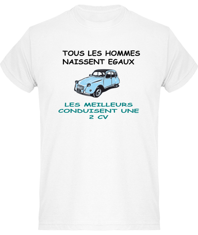 Deudeuche le t-shirt des collectionneurs. T-shirt 2cv