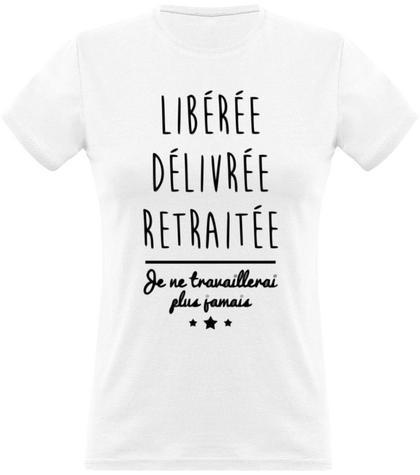 T-shirt rigolo femme retraire