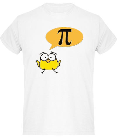 T-shirt homme oiseau maths