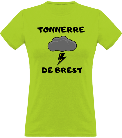 T-shirt femme tonnerre de Brest