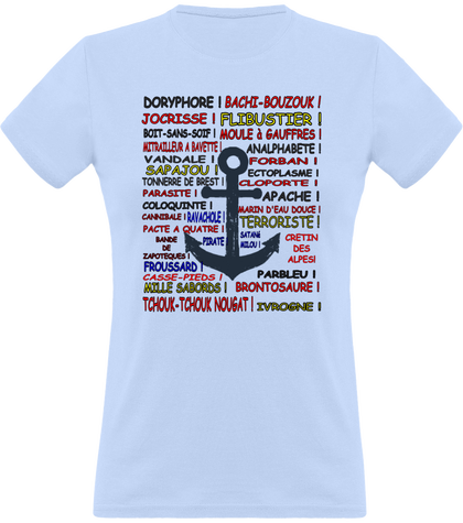 T-shirt insultes du capitaine haddock