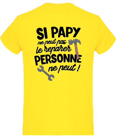 T-shirt papy peut réparer