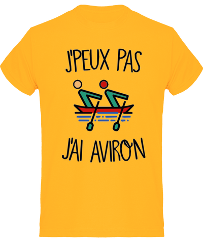 T-shirt drôle j'peux pas j'ai aviron