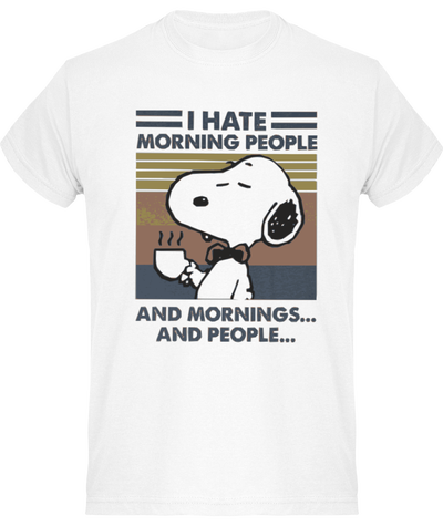 Snoopy t-shirt drole pas cher imprimé en France 