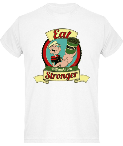 t-shirt popeye pas cher imprimé en France