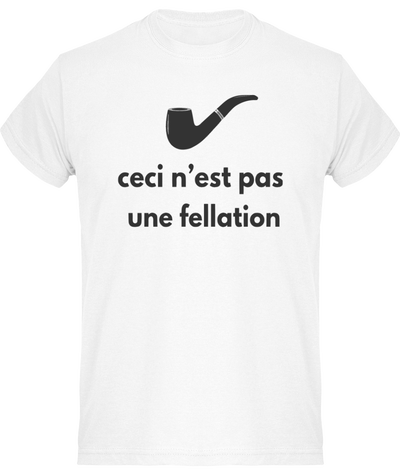 T-shirt pour adulte pipe versus fellation