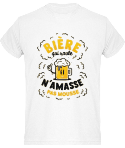 T-shirt drole et rigolo bière.