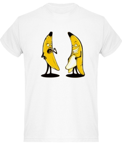 T-shirt drôle imprimé en France humoristique pour garder la banane