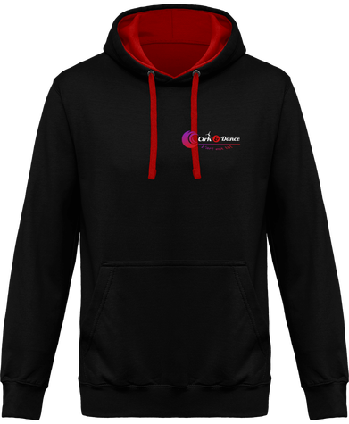 Pull Homme rouge et noir