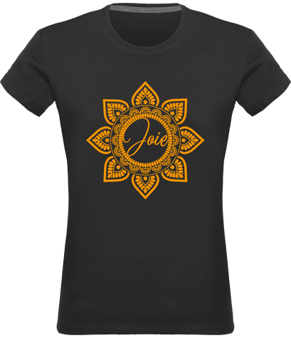 T-SHIRT FEMME SERIE MANDALA « JOIE »