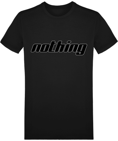 T-shirt noir nothing