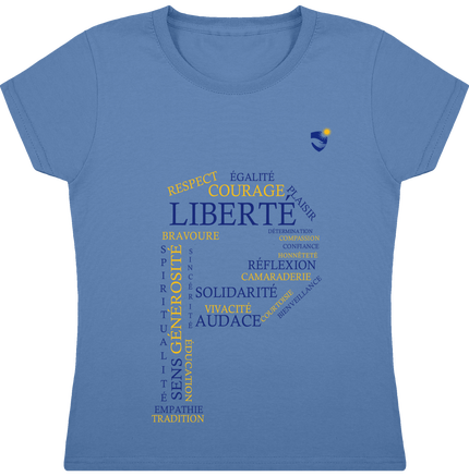 T-Shirt fille Nuage de mots