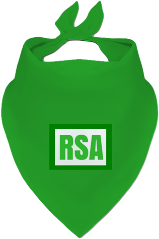 Bandana RSA vert