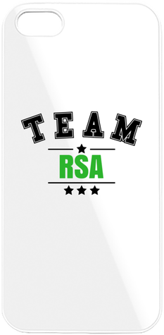 Coque Souple Iphone 5 - 5S - team rsa