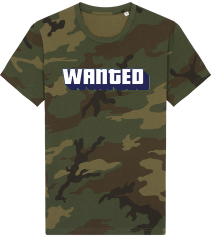 Tee Shirt Homme WANTED CAMO