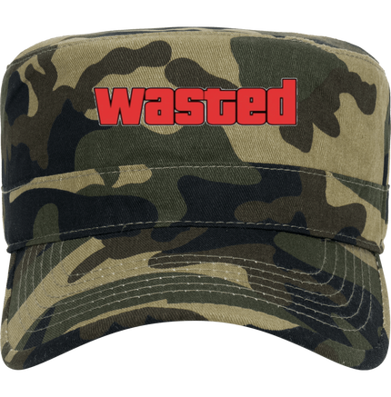 Casquette cubaine WASTED camo