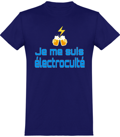 t-shirt drôle alcool apéro je me suis eléctrocuité