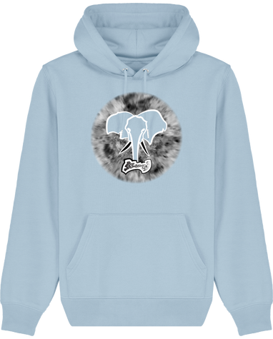 HOODIE UNISEXE ⎢ ELEPHANT 03 ⎢ BW