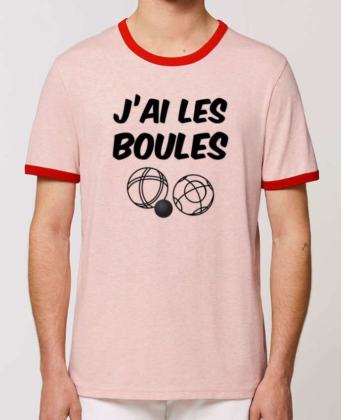 T Shirt Contraste Unisexe Stanley Ringer J Ai Les Boules Special Petanque Jeux De Boule Papa Papy Message Tunetoo