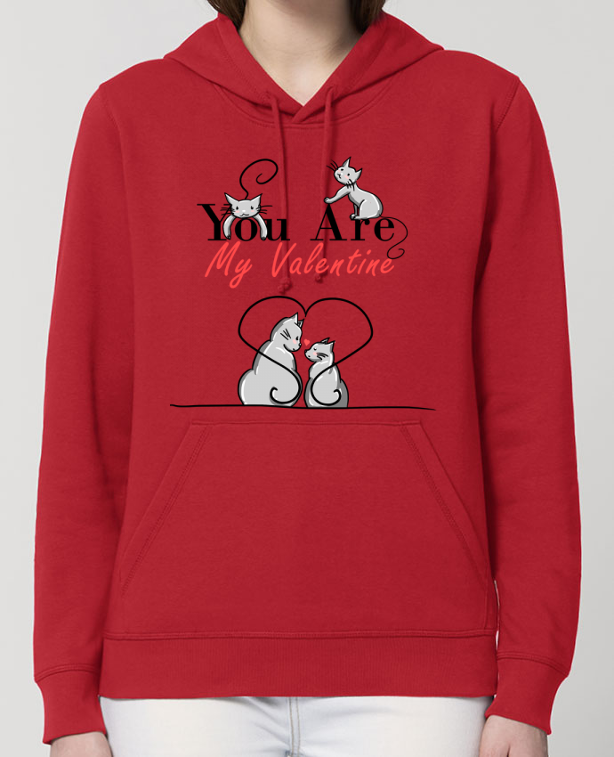 Sweat Shirt Capuche Essentiel Unisexe Drummer Couple De Chat You Are M Valentine 100 Coton Bio Tunetoo