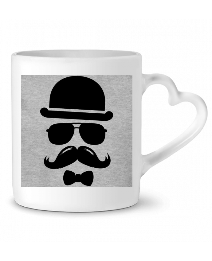 Mug Coeur Vetement Moustache Swag Mateo