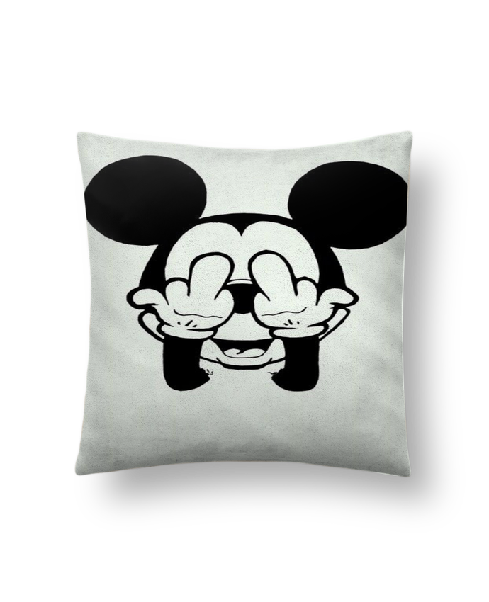 Coussin Toucher Peau De Peche 41 X 41 Cm Vetement Mickey Doigt D Honneur Mateo