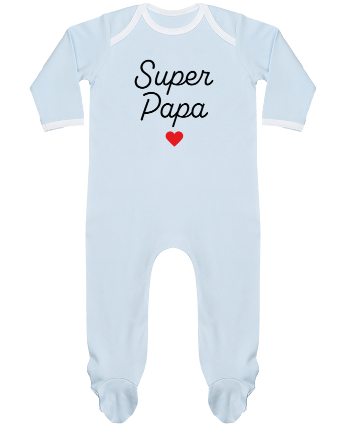 Body Pyjama Bebe Super Papa par Mademoiselle Polly