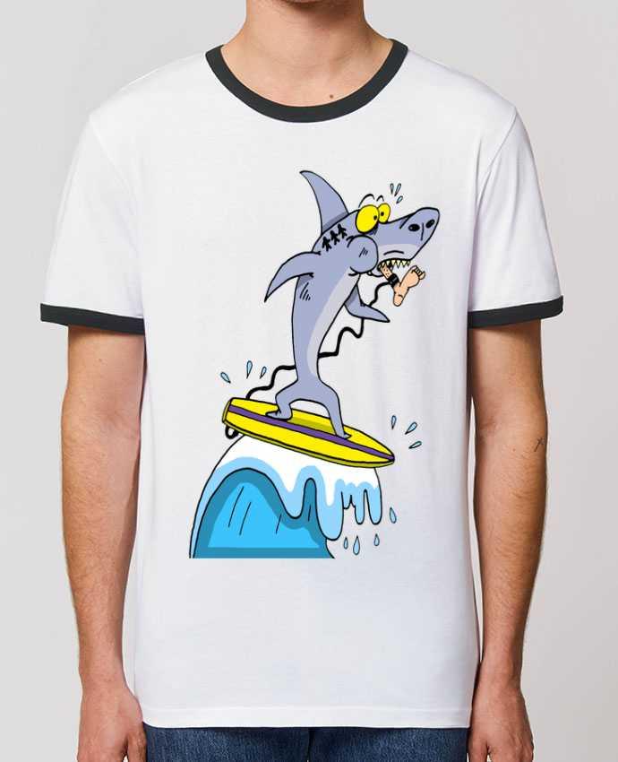 T shirt best sale requin homme