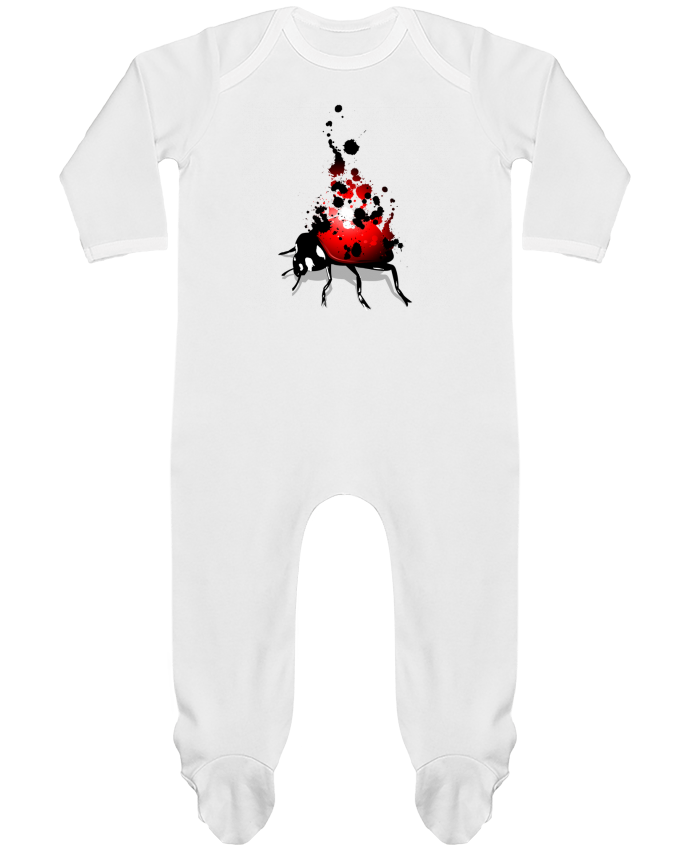 Pyjama Bebe Manches Longues Contraste Coccinelle Graff4art