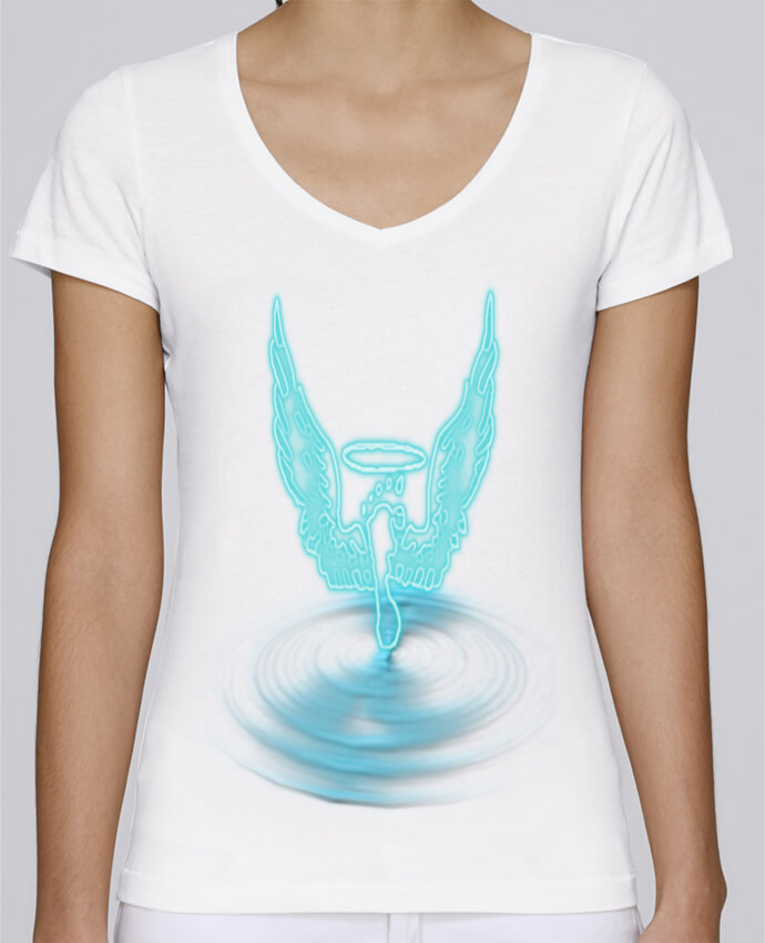 t shirt femme cyan