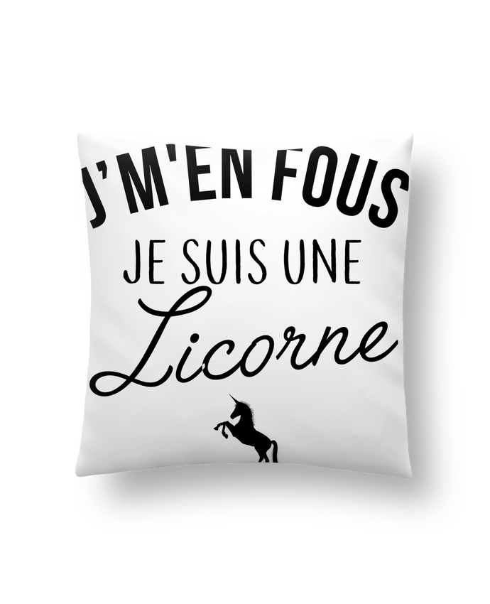 Coussin Synthetique Doux 41 X 41 Cm J M En Fous Je Suis Licorne Lpmdl