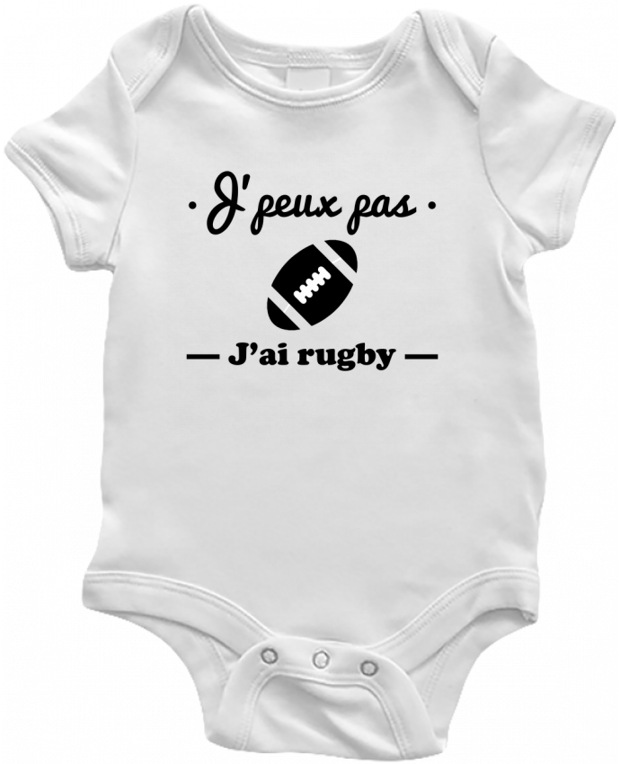 Body Bebe J Peux Pas J Ai Rugby Par Benichan