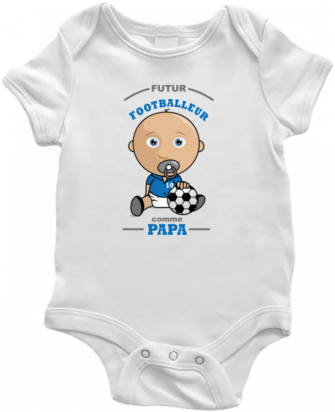 Body Bebe Futur Footballeur Comme Papa Par Graphick Kids