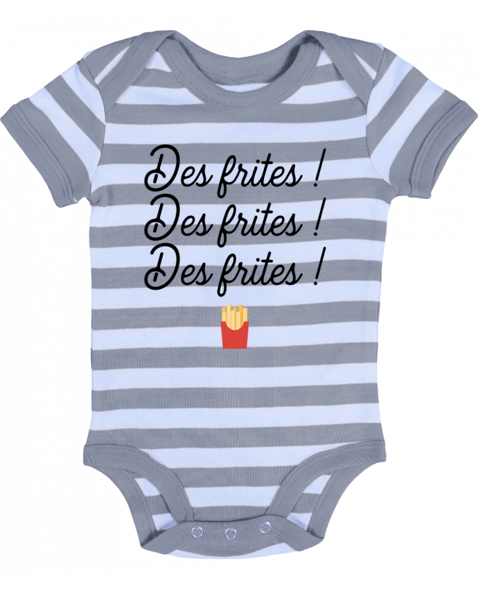 Body Bebe A Rayures Des Frites Par Original T Shirt