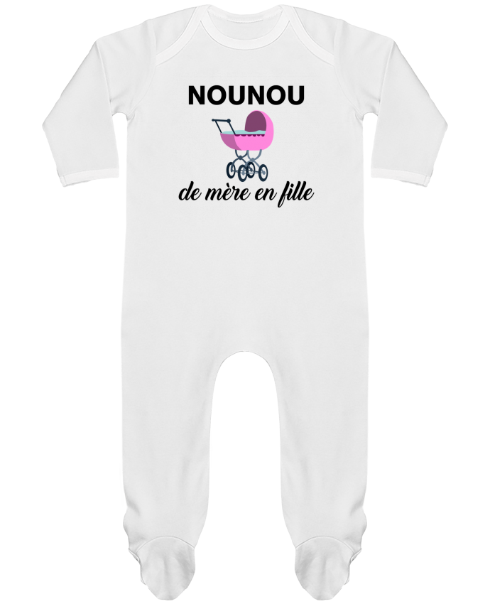 Pyjama Bebe Manches Longues Contraste Nounou De Mere En Fille Tunetoo