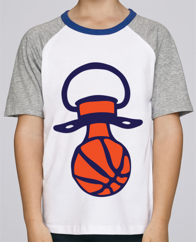 tee shirt enfant stanley mini jump short sleeve ballon basketball en tetine basket par achille tunetoo tunetoo