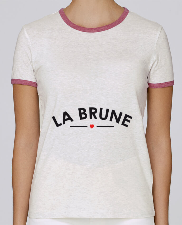 t shirt femme brun