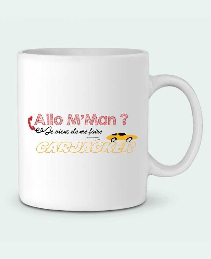 Mug En Ceramique Carjacker L Auto Citations Dikkenek Tunetoo