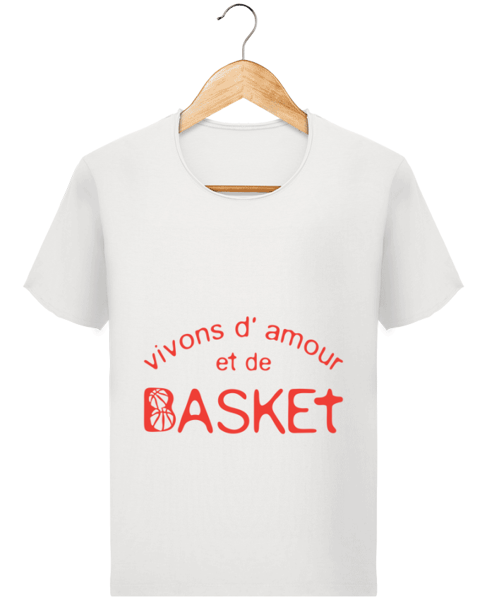 T Shirt Homme Stanley Imagines Vintage Basketball Vivons Amour Basket Citation Message Designer Achille