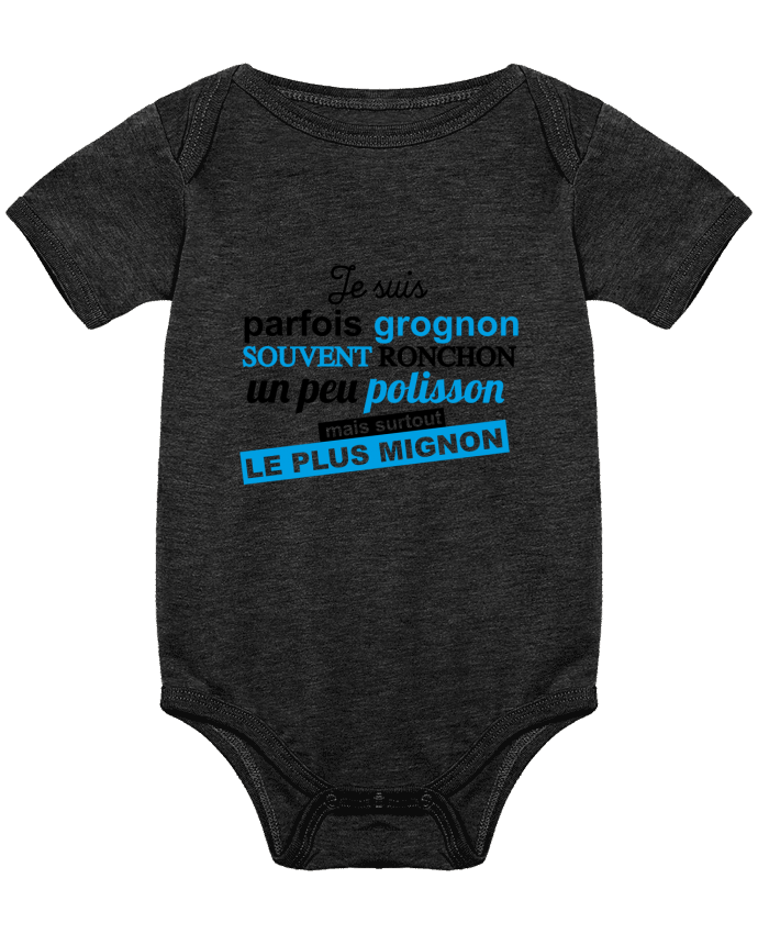 Body Bebe Grognon Ronchon Polisson Mignon Par Graphick Kids