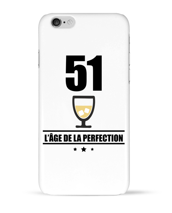 Coque 3d Iphone 6 51 Ans Age De La Perfection Pastis Anniversaire Benichan Tunetoo