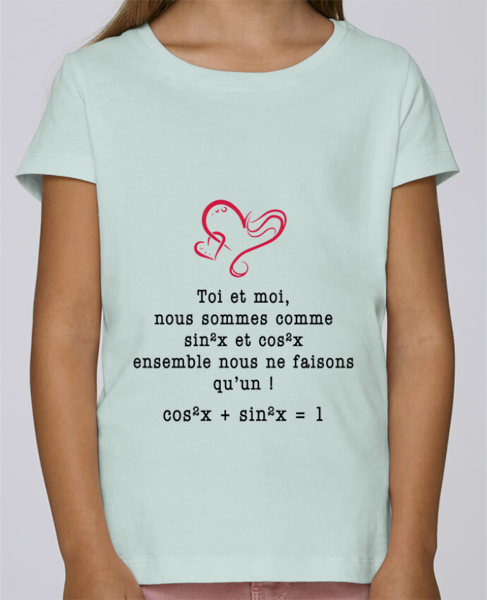 T Shirt Fille Mini Stella Draws T Shirt Avec Une Intuitive Citation D Amour Boutikto