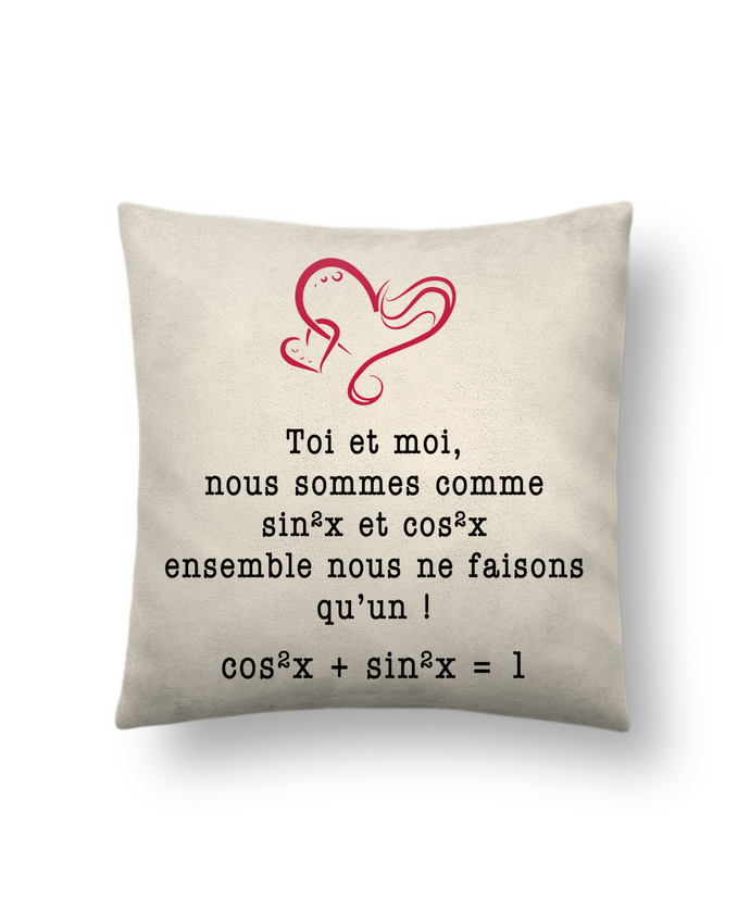 Coussin Toucher Peau De Peche 41 X 41 Cm T Shirt Avec Une Intuitive Citation D Amour Boutikto