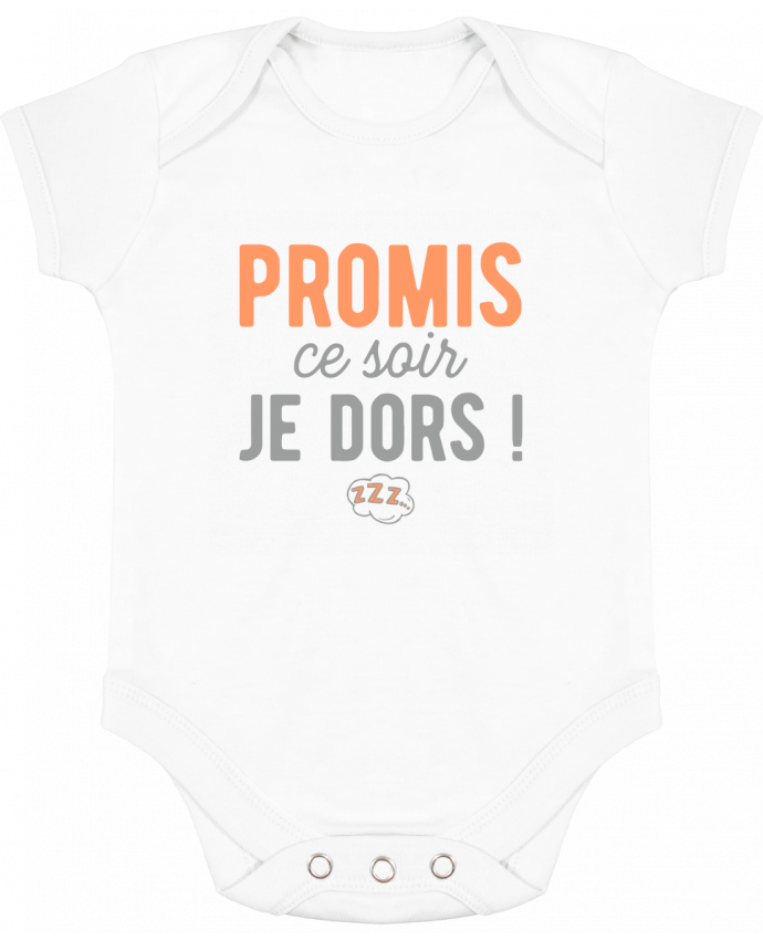 Body Bebe Contraste Ce Soir Je Dors Humour Naissance Original T Shirt